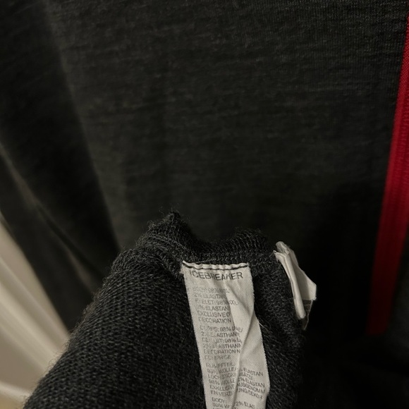 Icebreaker Merino wool Charcoal Zip-Up Jacket - Picture 8 of 8